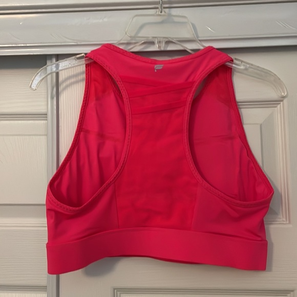 Fabletics high impact sports bra. Hot pink. - Picture 3 of 3